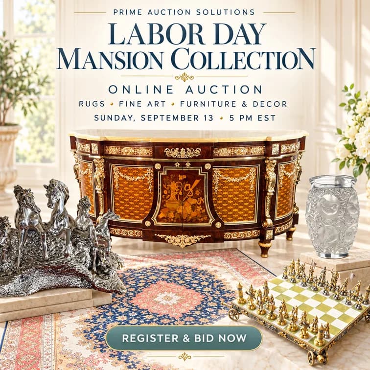 Labor Day Mansion Collection Online Auction